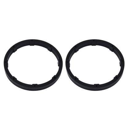 2 PCS 6.5 inch Car Auto ABS  Loudspeaker Base Protection Solid Cover Holder Mat, Inner Diameter: 14.5cm, Universal 6.5 inch