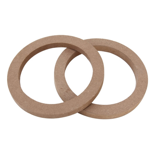 2 PCS Car Auto Universal Wood Loudspeaker Base Protection Cover Holder Mat, Inner Diameter: 14.5cm, Universal