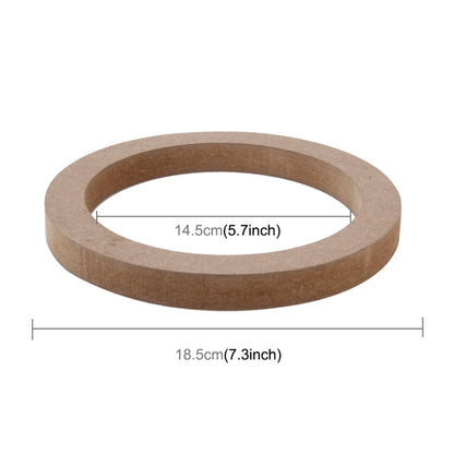 2 PCS Car Auto Universal Wood Loudspeaker Base Protection Cover Holder Mat, Inner Diameter: 14.5cm, Universal