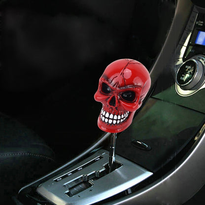 Universal Skull Head Shape ABS Manual or Automatic Gear Shift Knob  with Three Rubber Covers Fit for All Car, Skull Head Shape 2, Skull Head Shape 3, Skull Head Shape 1