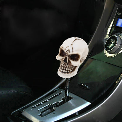 Universal Skull Head Shape ABS Manual or Automatic Gear Shift Knob  with Three Rubber Covers Fit for All Car, Skull Head Shape 2, Skull Head Shape 3, Skull Head Shape 1