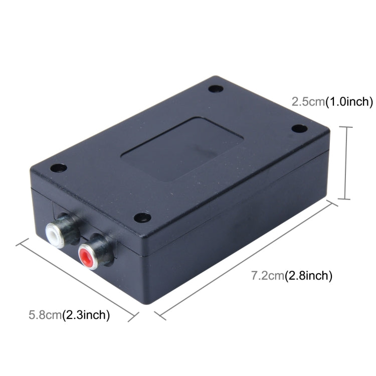 Adjustable 2 Channel RCA Line Car Auto Speaker High to Low Impedance Converter Amplifier Adapter, Car Speaker High to Low Impedance Converter