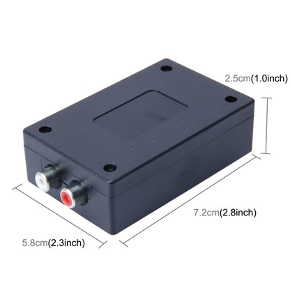Adjustable 2 Channel RCA Line Car Auto Speaker High to Low Impedance Converter Amplifier Adapter, Car Speaker High to Low Impedance Converter