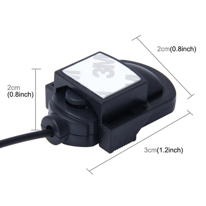 10 PCS Car Audio Microphone 3.5mm Jack Plug Mic Stereo Mini Wired External Sticker Microphone Player for Auto DVD Radio, Cable Length: 2.1m, Sticker