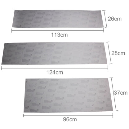 3 PCS SUV Body Decorative Strip Brand Car Streamline Shining Sticker For Honda CRV Nissarl X-Trail/Qashqai/Murano series, Strip Brand Car Streamline Shining Sticker
