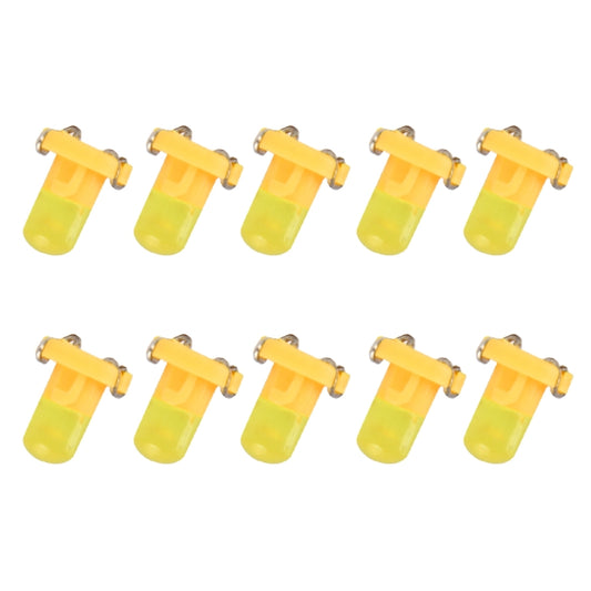 10 PCS 2W T3 Wedge Instrument Panel LED Light Dashboard Gauge Cluster Indicator Lamp Bulb, 2W T3, T3