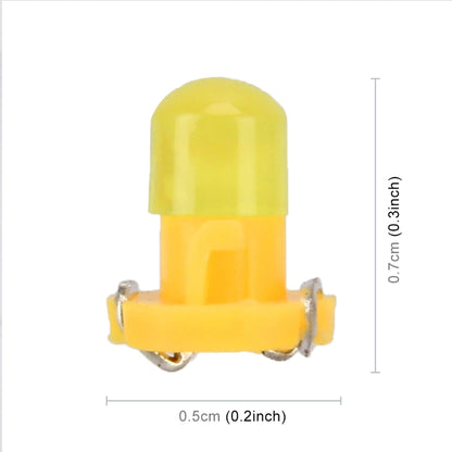10 PCS 2W T3 Wedge Instrument Panel LED Light Dashboard Gauge Cluster Indicator Lamp Bulb, 2W T3, T3