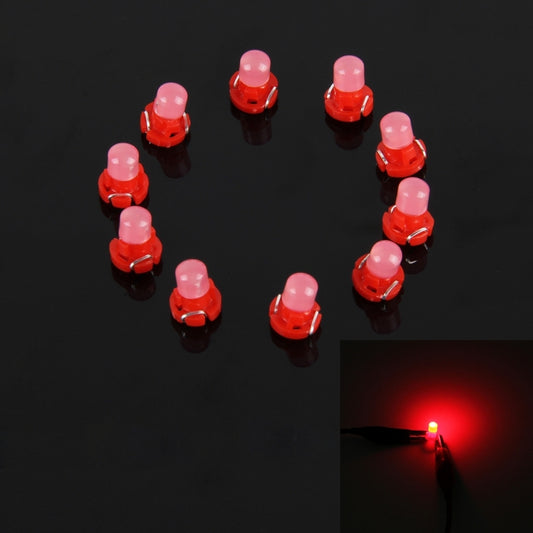 10 STÜCK 2W T3 Keil-Instrumentenpanel-LED-Licht Armaturenbrett-Anzeigeleuchte Glühbirne, T3, 2W T3