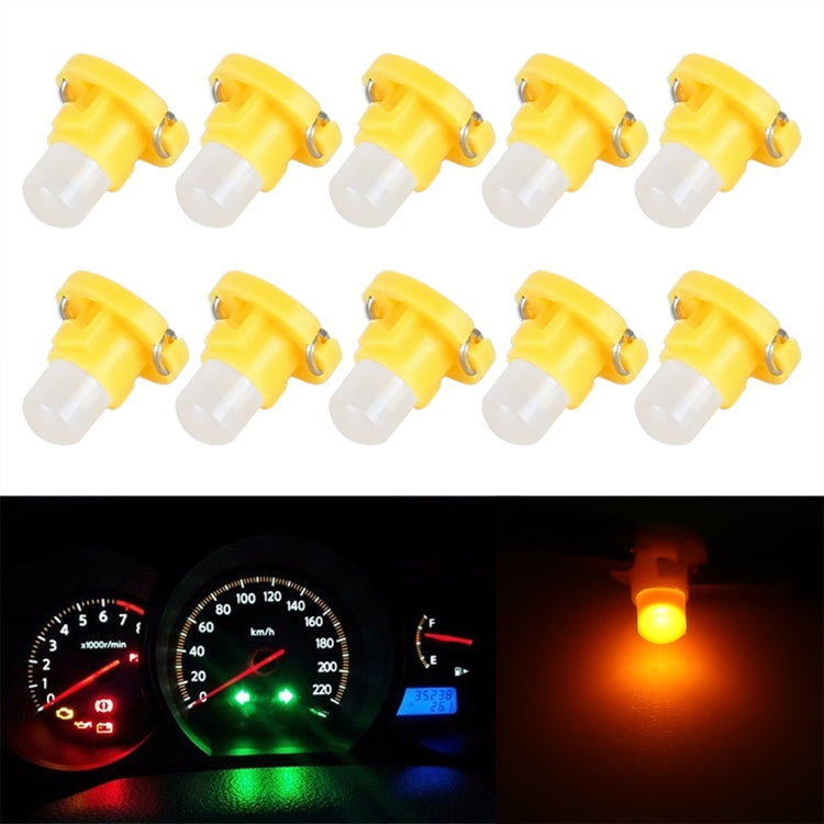10 Stück 2W T4.2 Keil Instrumententafel LED-Licht Armaturenbrettanzeige Kombiinstrument-Anzeigelampe, 2W T4.2, T4.2