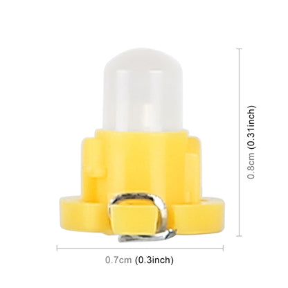 10 Stück 2W T4.2 Keil Instrumententafel LED-Licht Armaturenbrettanzeige Kombiinstrument-Anzeigelampe, 2W T4.2, T4.2