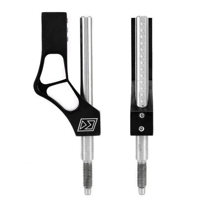 Car Modification Heightening Gear Shifter Extension Rod Adjustable Height Adjuster Lever Shift Lever with Adapters for Honda