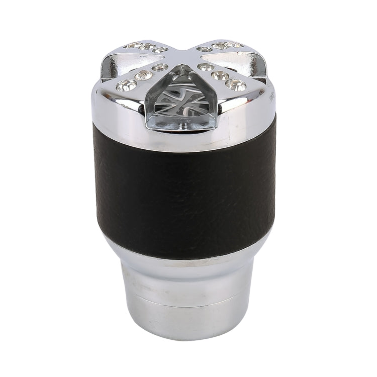 Universal Car Diamond Gear Shift Knob Modified Car Gear Shift Knob Auto Transmission Shift Lever Knob Gear Knobs, Shift Lever Knob Gear Knobs(Silver)