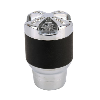 Universal Car Diamond Gear Shift Knob Modified Car Gear Shift Knob Auto Transmission Shift Lever Knob Gear Knobs, Shift Lever Knob Gear Knobs(Silver)