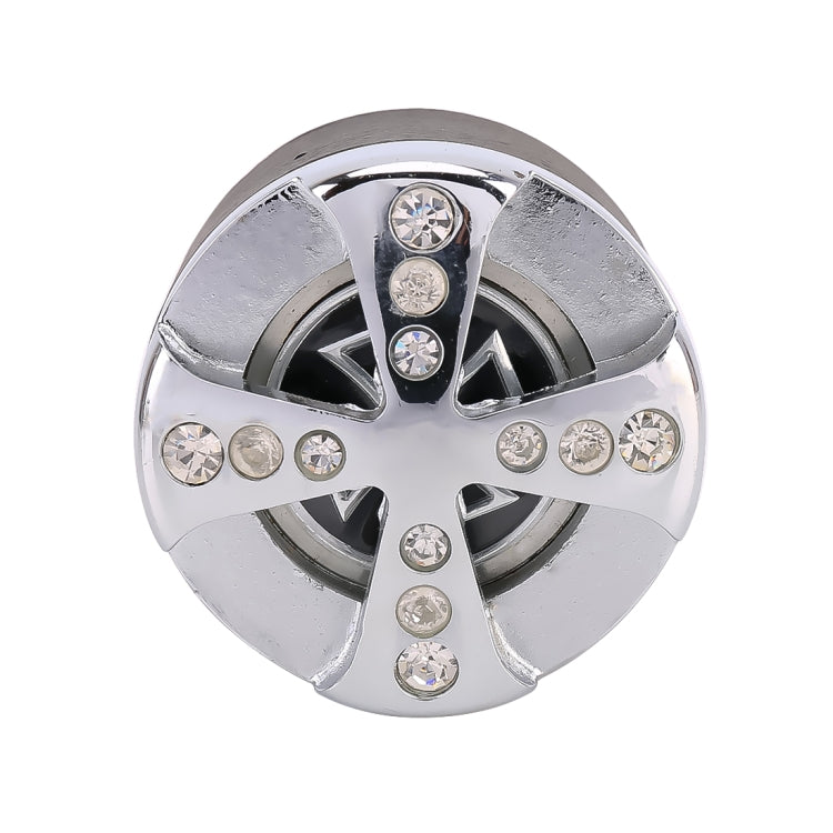 Universal Car Diamond Gear Shift Knob Modified Car Gear Shift Knob Auto Transmission Shift Lever Knob Gear Knobs, Shift Lever Knob Gear Knobs(Silver)