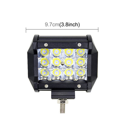 4 inch Three Rows Led Light Bar Modified Off-road Lights Roof Light Bar IP67 Waterproof 9W Condenser 6000K 5500LM LED Spotlight Light Searchlight Car LED Work Lights, DC 10-48V, Spot+36W