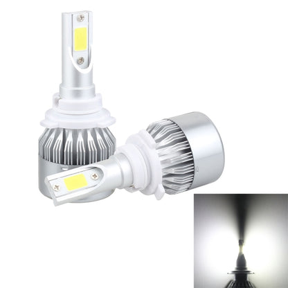 2 PCS 9005 18W 1800 LM 6000K IP68 Casnbus Constant Current Car LED Headlight with 2 COB Lamps, DC 9-36V, 9005