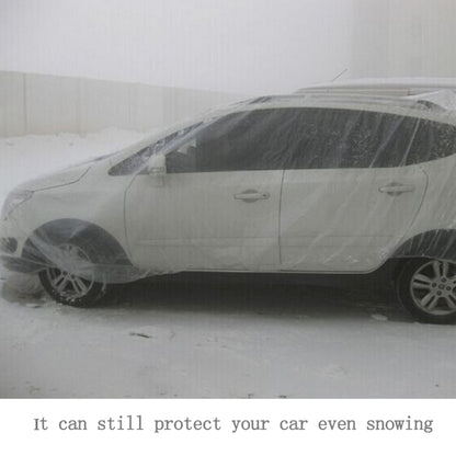 Outdoor Universal Waterproof Anti-Dust Sunproof SUV Disposal PE Car Cover, Fits Cars up to 7.5m(293 inch) in Length, Up to 7.5m