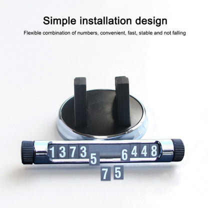 Multi-function Car Instrument Panel Mobile Phone Holder Temporary Parking Card
