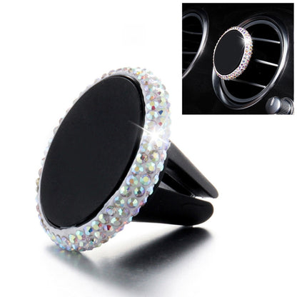 Car Diamond Magnetic Air Outlet Mobile Phone Holder, Air Outlet Holder(White), Air Outlet Holder (Colourful White), Air Outlet e Holder(Colour), Air Outlet Holder(Pink)