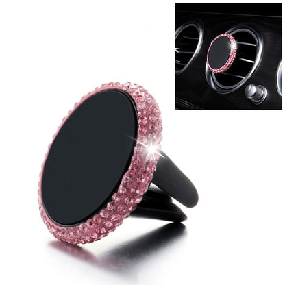 Car Diamond Magnetic Air Outlet Mobile Phone Holder, Air Outlet Holder(White), Air Outlet Holder (Colourful White), Air Outlet e Holder(Colour), Air Outlet Holder(Pink)