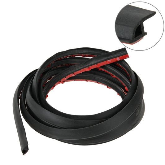 P-shaped Car Noise Reduction Sealing Strip with Sticker, Length: 5m, Length: 5m P-shaped
