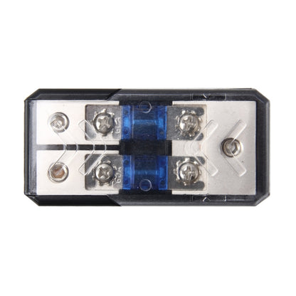 Car Stereo Car Audio Fuse Holder Insurance 60A Car Audio Fuse Holder 1 in 2 Ways Car Auto Fuse Holder Blade Fuse Holder for Car Audio, 1 in 2 Ways