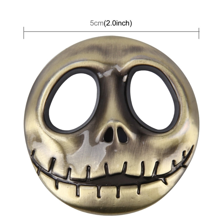 Skull Bone Shape Auto Sticker 3D Metal Fashion Car Stickers, Skull Bone Yellow, Skull Bone2