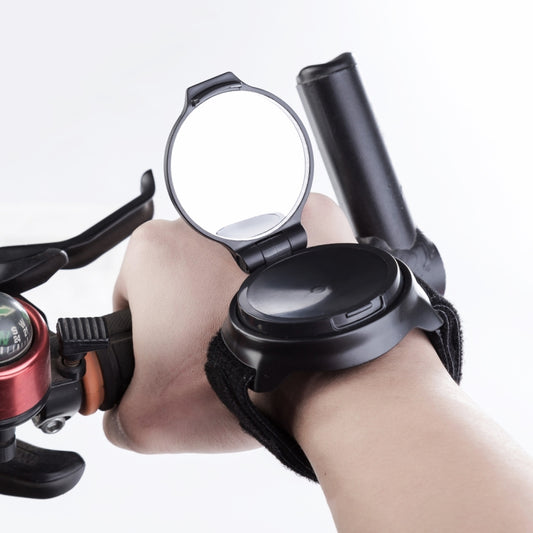 Rétroviseur de vélo à 360 degrés pour poignet, rétroviseur bracelet pour vélo