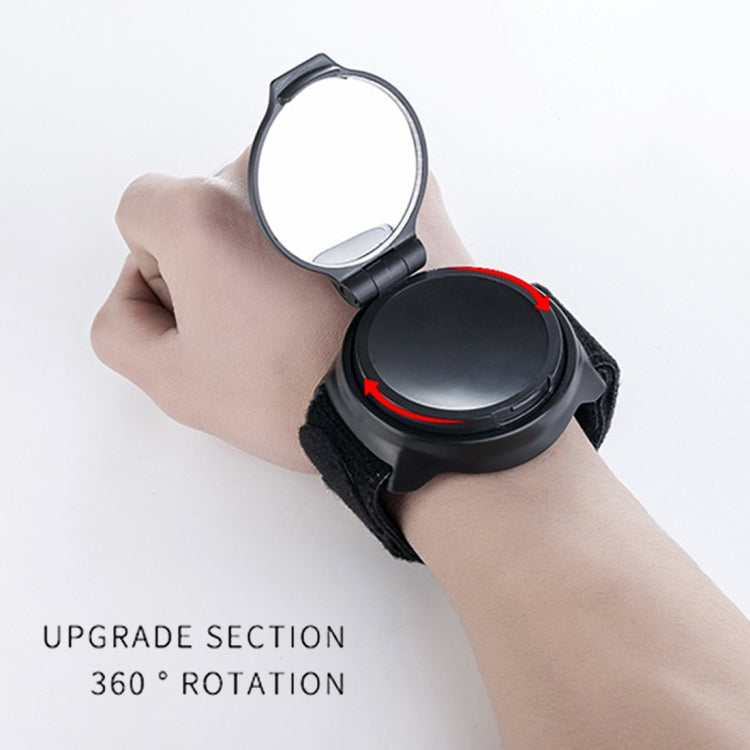 Bicycle 360 Degree Back Mirror Arm Wrist Strap Rear View Mirror, Wrist Strap Rear View Mirror