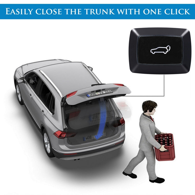 Universal Car Electric LED Light Tailgate Trunk Release Switch Rear Trunk Door Switch, Universal