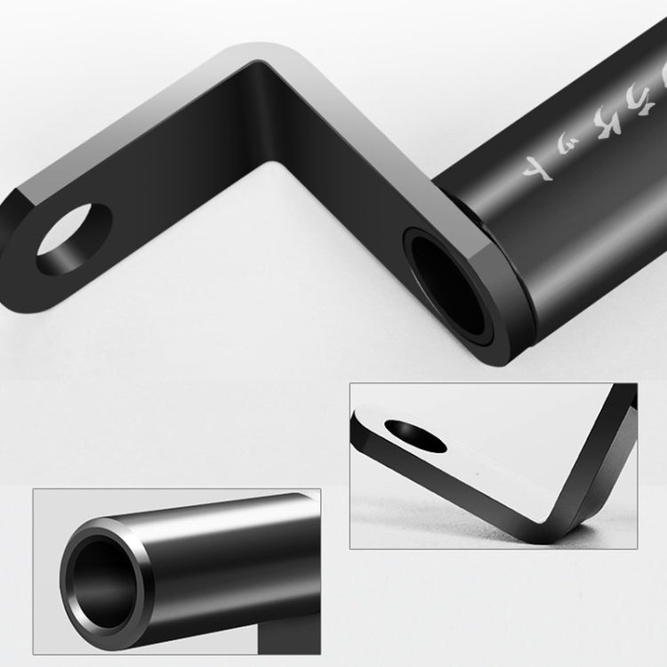 Support de rétroviseur de moto en alliage d'aluminium