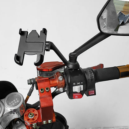 Support de rétroviseur de moto en alliage d'aluminium