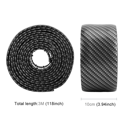 Universal Car Door Threshold Decoration Strip Decorative Sticker, Size : 10CM x 3M, Size : 10CM x 3M(Black)