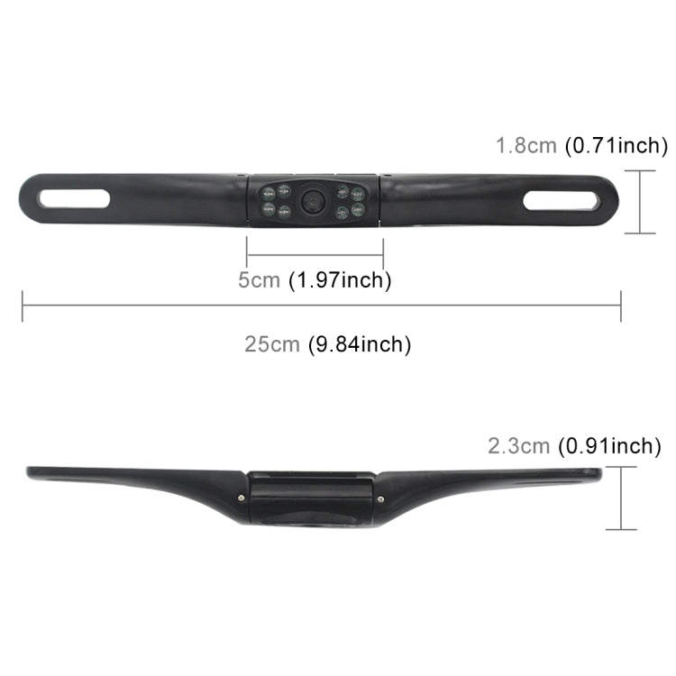 PZ413-C Car License Plate Frame 120 Degree Rear View Cameras, PZ413-C