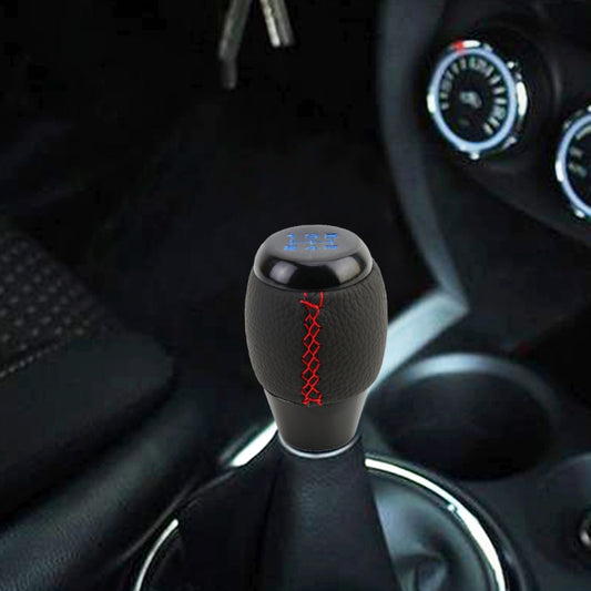 Universal Car Leather Metal Gear Shift Knob Modified Car Auto Transmission Shift Lever Knob, Shift Lever Knob