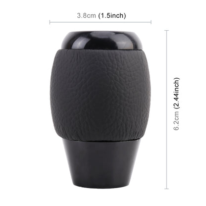 Universal Car Leather Metal Gear Shift Knob Modified Car Auto Transmission Shift Lever Knob, Shift Lever Knob