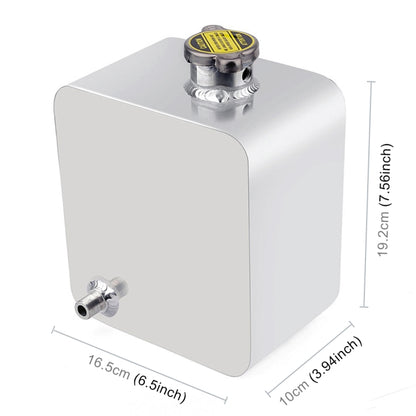 Car Modified Aluminum Alloy Vice Water Tank, 2.5L