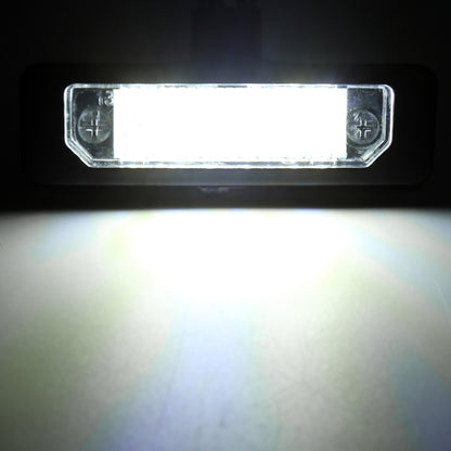 2 PCS DC 12V 3W 150LM 6000K LED License Plate Light 18LEDs SMD-3528 Bulbs Lamps for Ford Mustang 2010-2014, For Ford Mustang 2010-2014