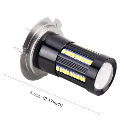 2 PCS H7 DC9-16V / 8.2W / 6000K / 655LM Car Auto Fog Light 66LEDs SMD-2016 Lamps, H7
