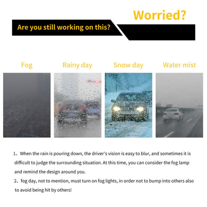 2 PCS H7 DC9-16V / 8.2W / 6000K / 655LM Car Auto Fog Light 66LEDs SMD-2016 Lamps, H7