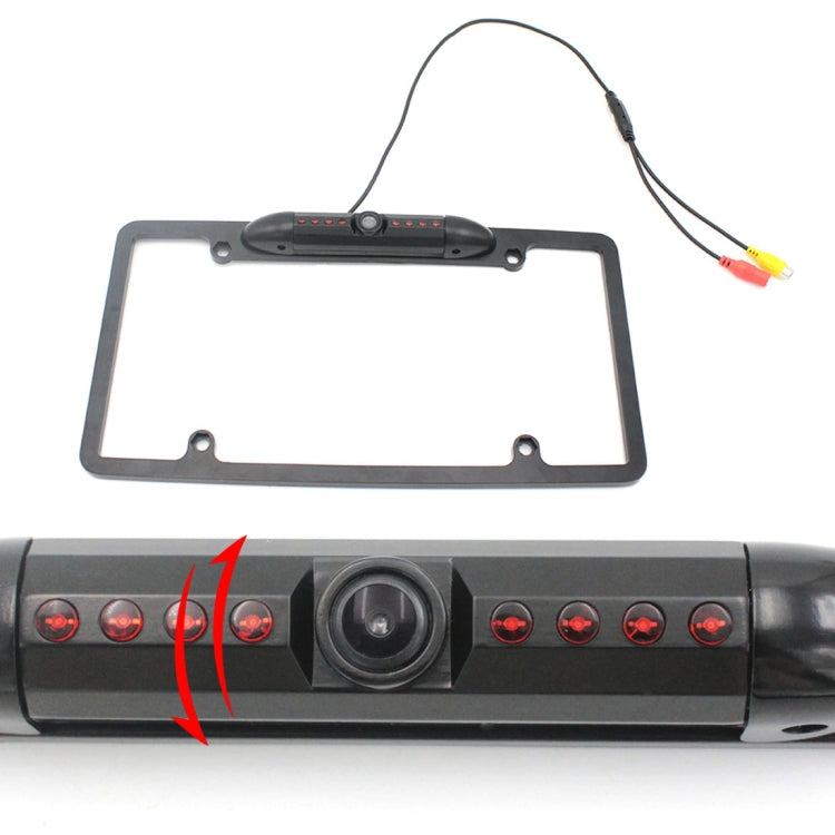 PZ422 America Car License Plate Frame 120 Degree Rear View Camera, PZ422