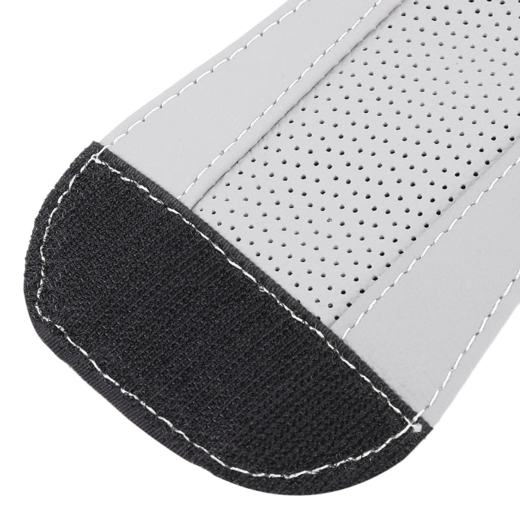 Universal Nonslip Breathable Genuine Leather Car Gear Shift Knob Cover