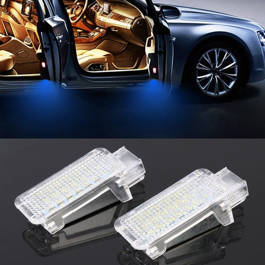 2 PCS LED Car DC 12V 1.5W Door Lights Lamps for Audi / Volkswagen, For Audi / Volkswagen (Blue Light), For Audi / Volkswagen (Red Light), For Audi / Volkswagen (White Light)