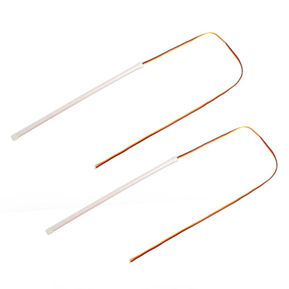 2 PCS 30cm DC12V 3.2W Ultra-thin Car Auto Double Colors Turn Lights / Running Lights (Turn Lights: Yellow Light; Running Lights: White Light), 30cm DC12V 3.2W