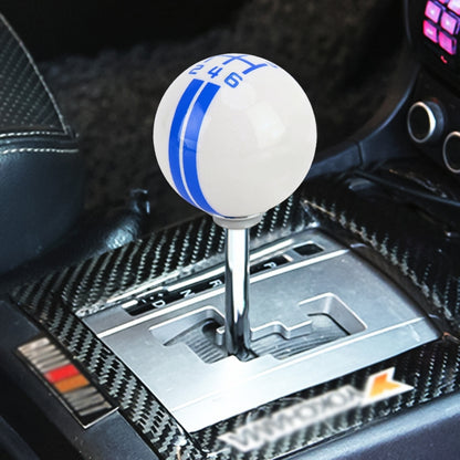Universal Vehicle Ball Shape Modified Resin Shifter Manual 6-Speed Left-R Gear Shift Knob