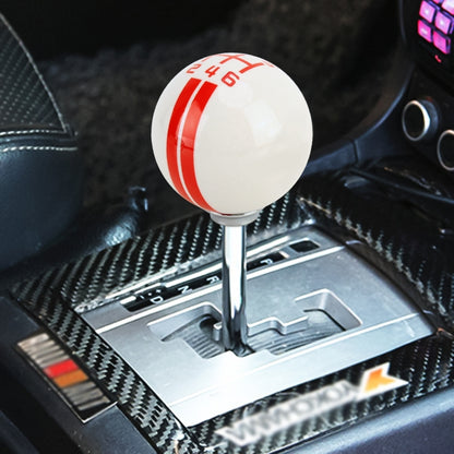 Universal Vehicle Ball Shape Modified Resin Shifter Manual 6-Speed Left-R Gear Shift Knob