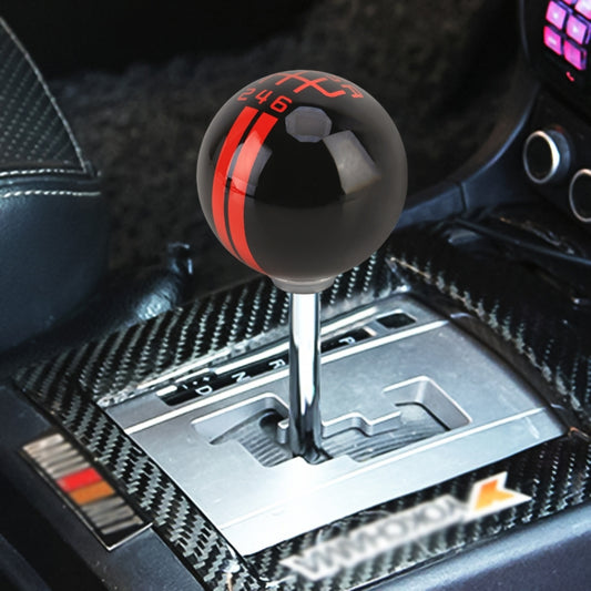 Universal Vehicle Ball Shape Modified Resin Shifter Manual 6-Speed Right-R Gear Shift Knob