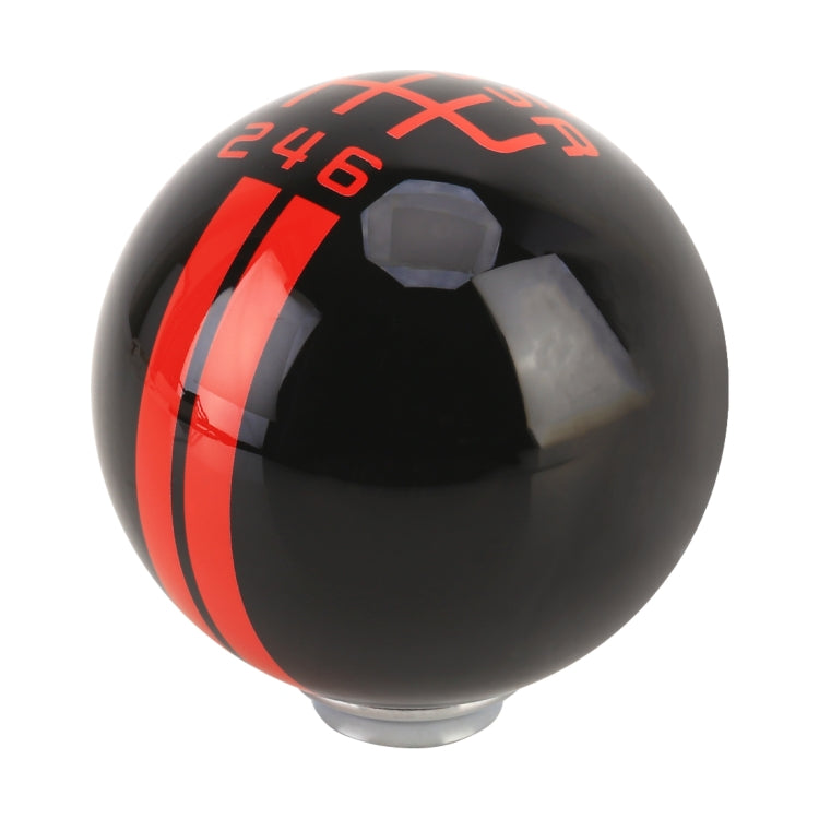 Universal Vehicle Ball Shape Modified Resin Shifter Manual 6-Speed Right-R Gear Shift Knob