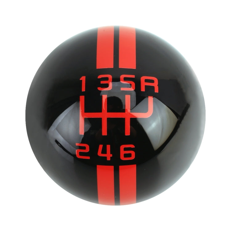 Universal Vehicle Ball Shape Modified Resin Shifter Manual 6-Speed Right-R Gear Shift Knob