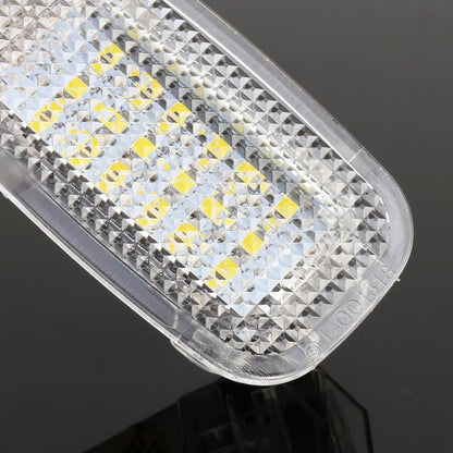 2 PCS LED Car DC 12V 1.5W 6000K 100LM Door Lights Lamps 18LEDs SMD-3528 Lamps for Mercedes Benz, For Mercedes Benz